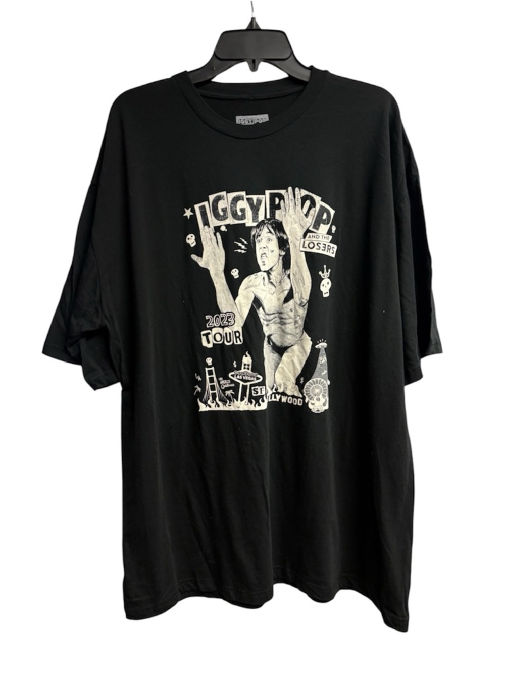NWOT Iggy Pop And The Losers 2023 Concert/Band Graphic T-Shirt Size XXL